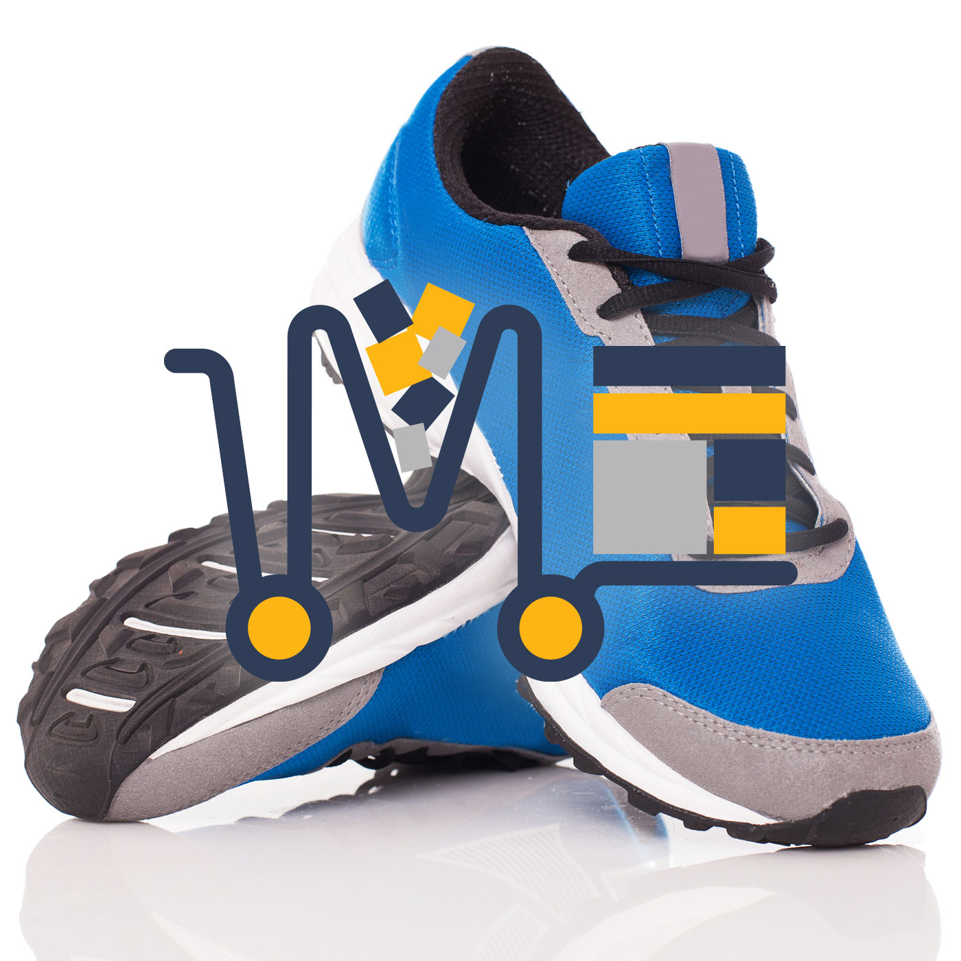 Pantofi sport din panza cu insertii de piele ecologica cu insertii de piele ecologica(d